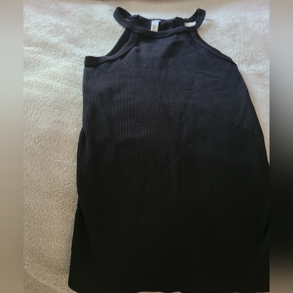 Nikibiki Women Stretchy Black Ribbed Halter Top - Picture 7 of 12
